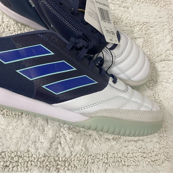 Adidas Top Sala Competition Indoor Soccer Shoes Futsal Blue IE1547 Men size 11.5 - Picture 10 of 13